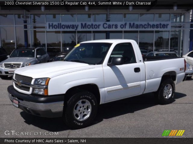 2003 Chevrolet Silverado 1500 LS Regular Cab 4x4 in Summit White