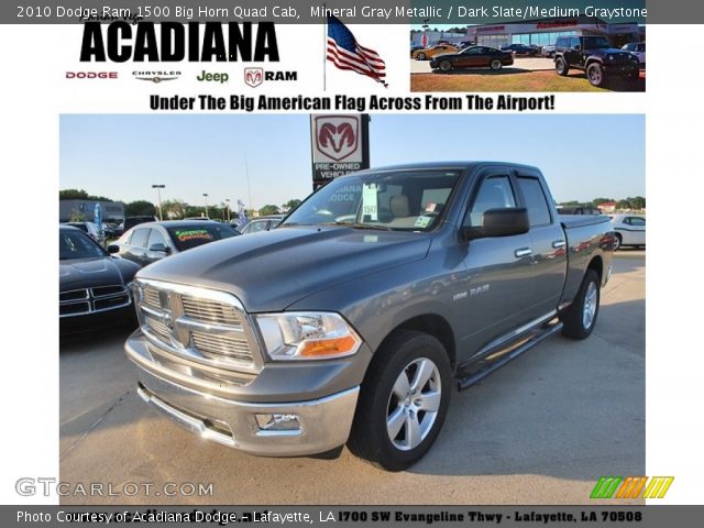 2010 Dodge Ram 1500 Big Horn Quad Cab in Mineral Gray Metallic