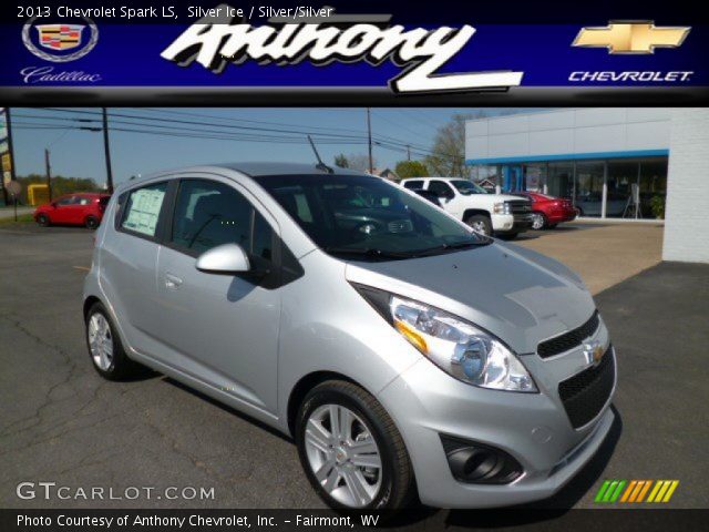 2013 Chevrolet Spark LS in Silver Ice