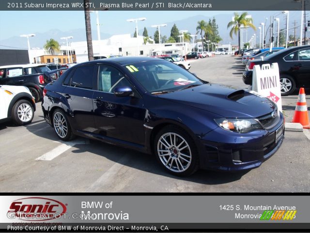 2011 Subaru Impreza WRX STi in Plasma Blue Pearl