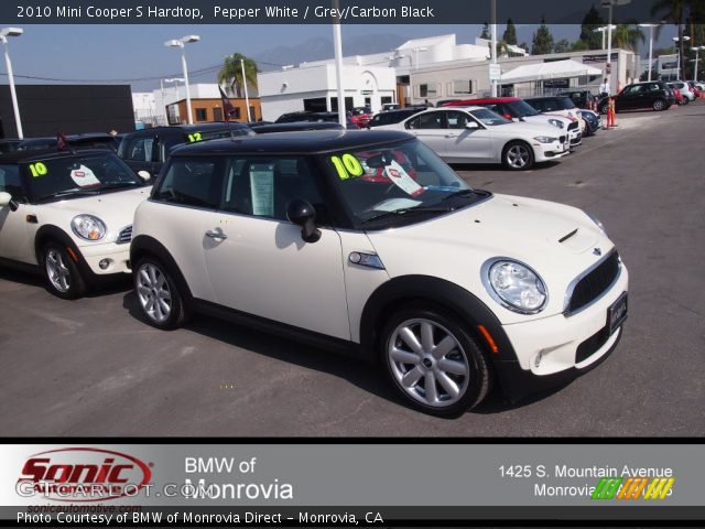 2010 Mini Cooper S Hardtop in Pepper White