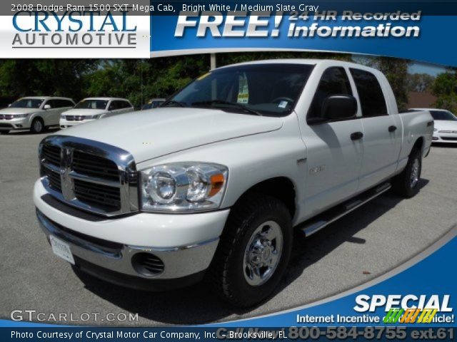 2008 Dodge Ram 1500 SXT Mega Cab in Bright White