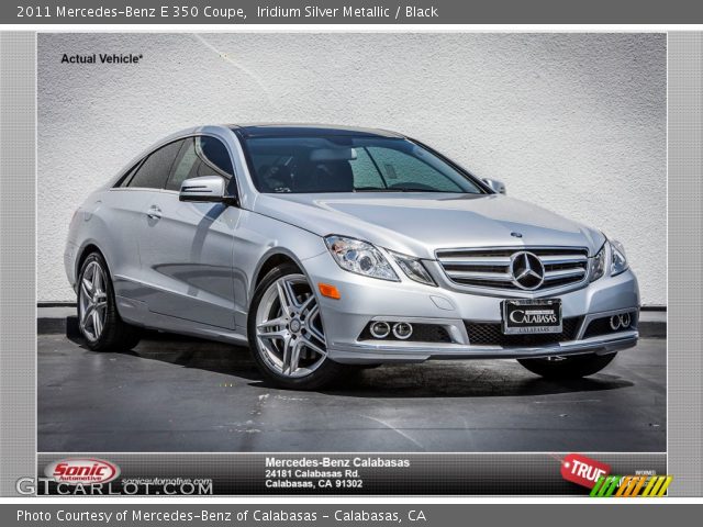 2011 Mercedes-Benz E 350 Coupe in Iridium Silver Metallic