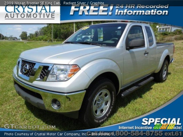 2009 Nissan Frontier SE King Cab in Radiant Silver