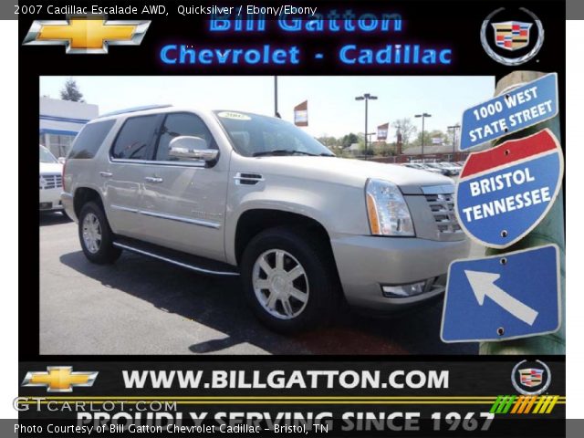 2007 Cadillac Escalade AWD in Quicksilver