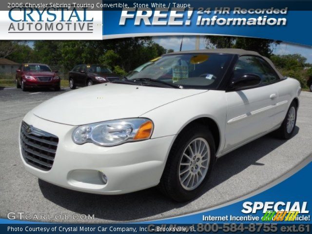 2006 Chrysler Sebring Touring Convertible in Stone White