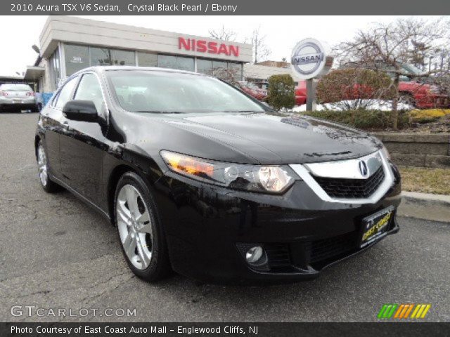 2010 Acura TSX V6 Sedan in Crystal Black Pearl