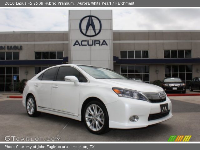 2010 Lexus HS 250h Hybrid Premium in Aurora White Pearl