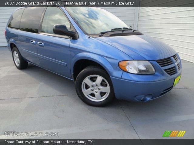 2007 Dodge Grand Caravan SXT in Marine Blue Pearl