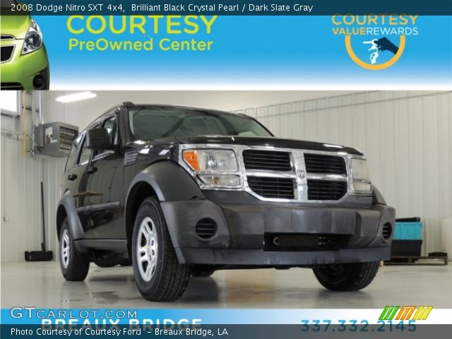 2008 Dodge Nitro SXT 4x4 in Brilliant Black Crystal Pearl