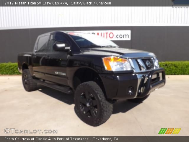 2012 Nissan Titan SV Crew Cab 4x4 in Galaxy Black