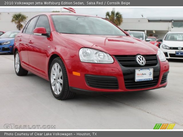 2010 Volkswagen Jetta Wolfsburg Edition Sedan in Salsa Red