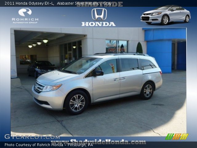 2011 Honda Odyssey EX-L in Alabaster Silver Metallic