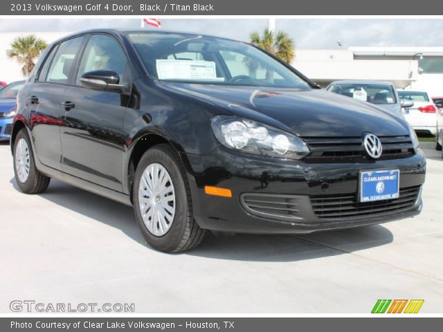 2013 Volkswagen Golf 4 Door in Black
