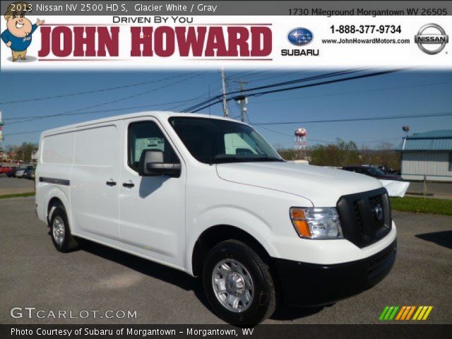 2013 Nissan NV 2500 HD S in Glacier White