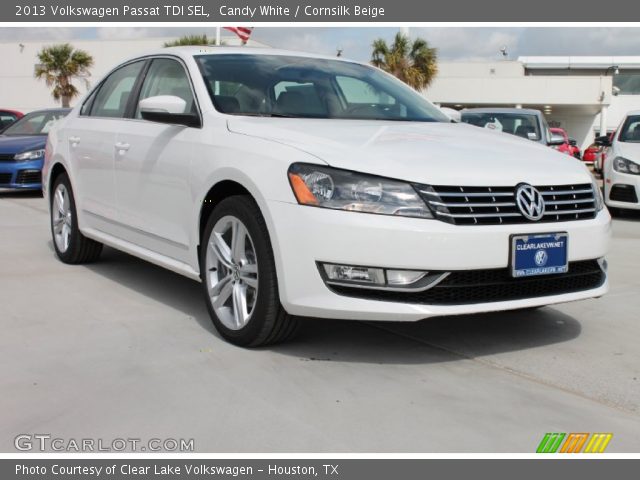 2013 Volkswagen Passat TDI SEL in Candy White