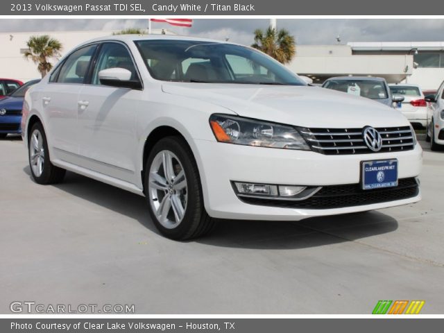 2013 Volkswagen Passat TDI SEL in Candy White