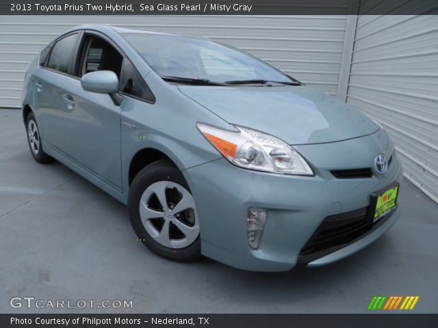 2013 Toyota Prius Two Hybrid in Sea Glass Pearl