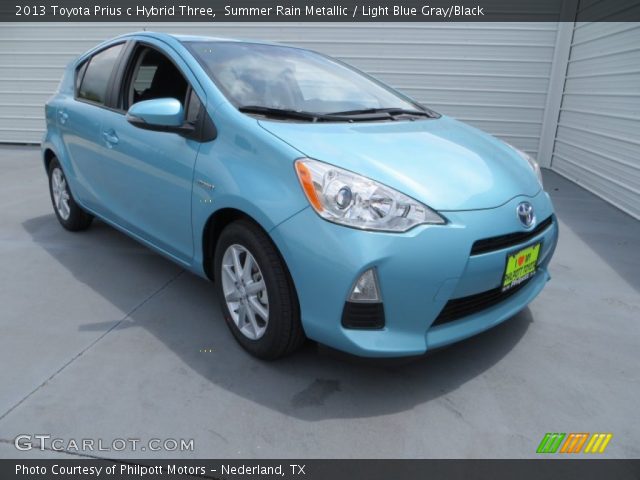 2013 Toyota Prius c Hybrid Three in Summer Rain Metallic