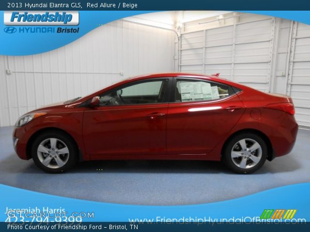 2013 Hyundai Elantra GLS in Red Allure