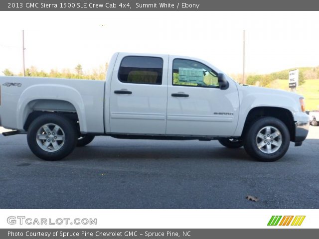 2013 GMC Sierra 1500 SLE Crew Cab 4x4 in Summit White