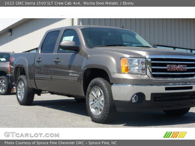 2013 GMC Sierra 1500 SLT Crew Cab 4x4 in Mocha Steel Metallic