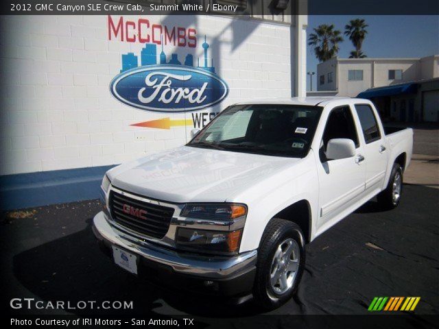 2012 GMC Canyon SLE Crew Cab in Summit White