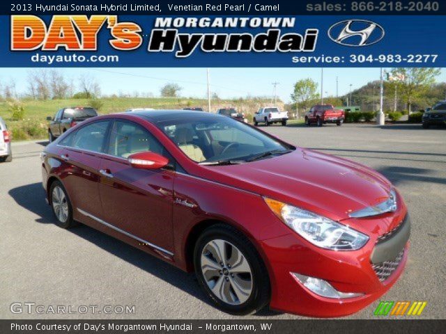 2013 Hyundai Sonata Hybrid Limited in Venetian Red Pearl