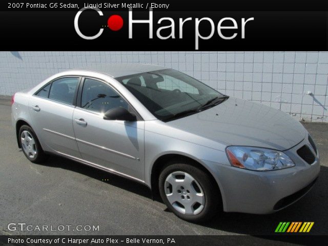 2007 Pontiac G6 Sedan in Liquid Silver Metallic