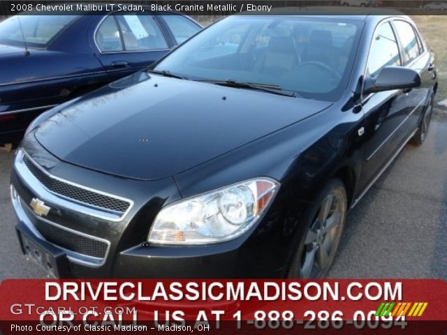 2008 Chevrolet Malibu LT Sedan in Black Granite Metallic