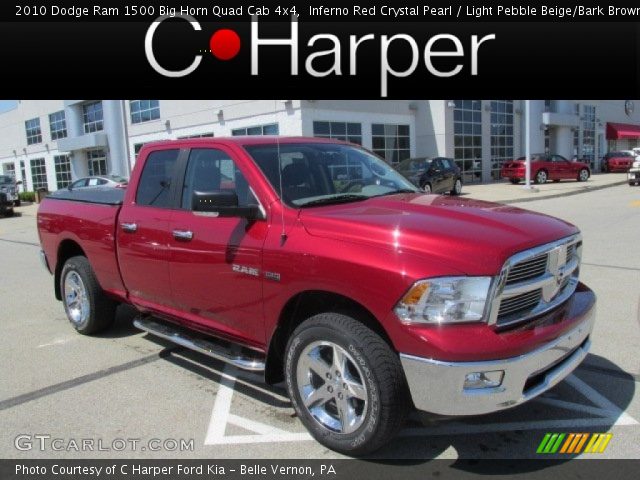 2010 Dodge Ram 1500 Big Horn Quad Cab 4x4 in Inferno Red Crystal Pearl