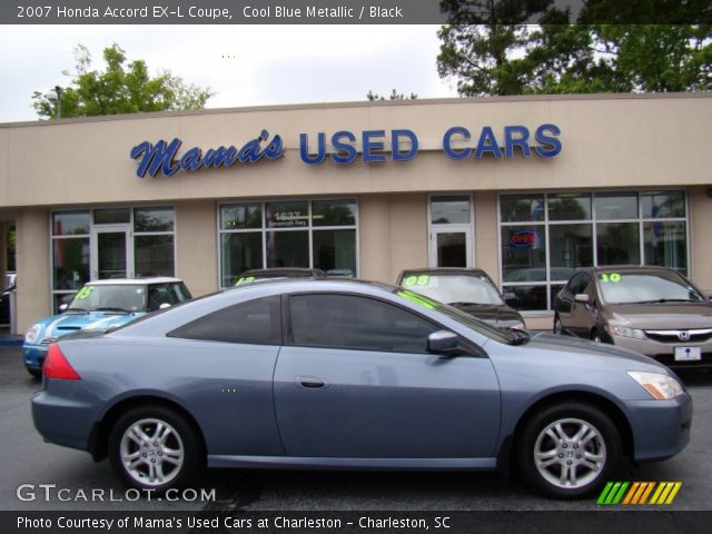 2007 Honda Accord EX-L Coupe in Cool Blue Metallic
