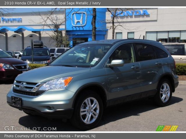 2010 Honda CR-V EX-L AWD in Opal Sage Metallic