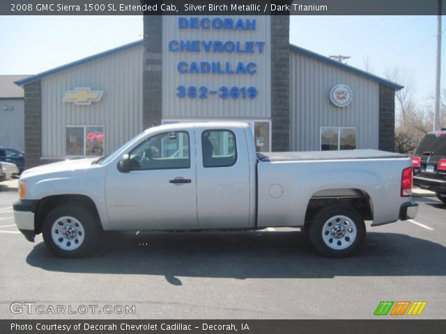 2008 GMC Sierra 1500 SL Extended Cab in Silver Birch Metallic