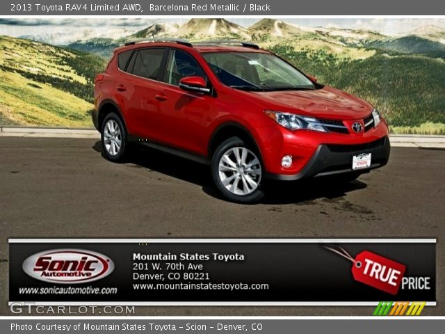 2013 Toyota RAV4 Limited AWD in Barcelona Red Metallic