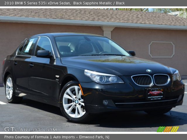 2010 BMW 5 Series 535i xDrive Sedan in Black Sapphire Metallic