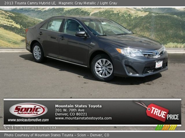 2013 Toyota Camry Hybrid LE in Magnetic Gray Metallic