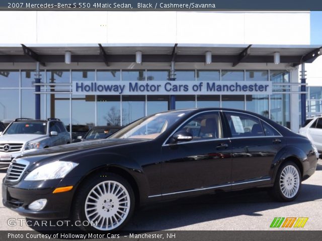 2007 Mercedes-Benz S 550 4Matic Sedan in Black
