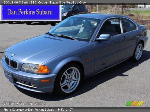 2001 BMW 3 Series 330i Coupe in Topaz Blue Metallic