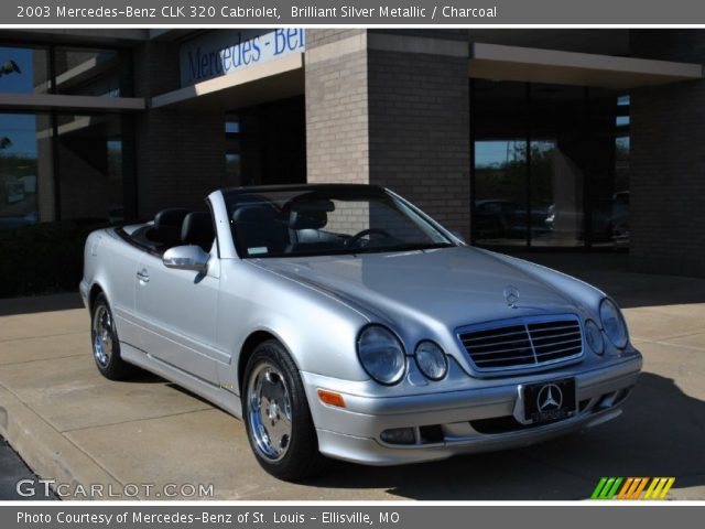 2003 Mercedes-Benz CLK 320 Cabriolet in Brilliant Silver Metallic