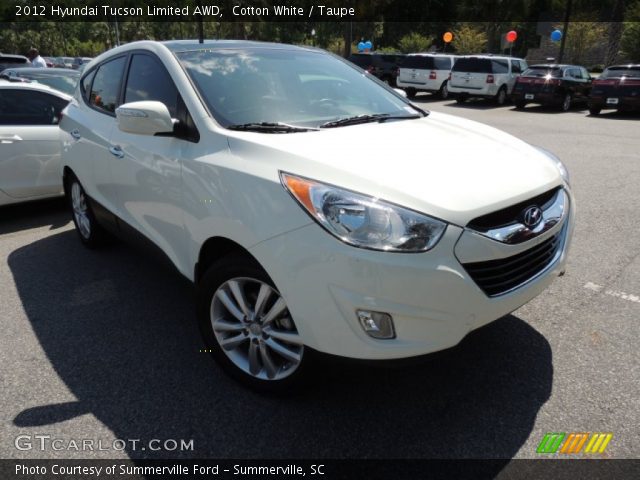 2012 Hyundai Tucson Limited AWD in Cotton White