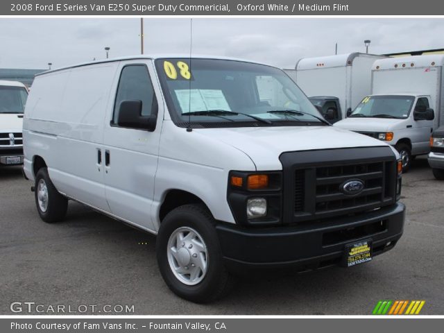 2008 Ford E Series Van E250 Super Duty Commericial in Oxford White