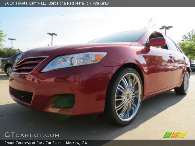 2010 Toyota Camry LE in Barcelona Red Metallic