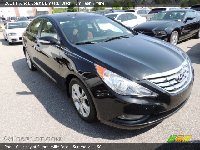 2011 Hyundai Sonata Limited in Black Plum Pearl