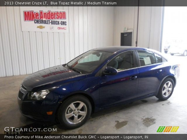 2013 Chevrolet Cruze LT in Blue Topaz Metallic