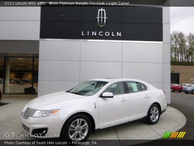 2011 Lincoln MKS AWD in White Platinum Metallic Tri-Coat