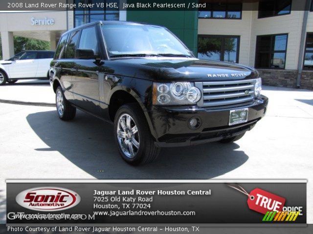 2008 Land Rover Range Rover V8 HSE in Java Black Pearlescent