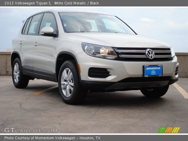 2013 Volkswagen Tiguan S in White Gold Metallic