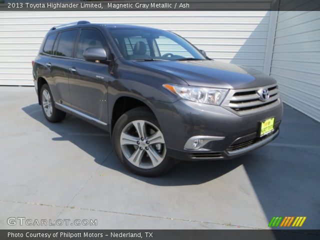 2013 Toyota Highlander Limited in Magnetic Gray Metallic