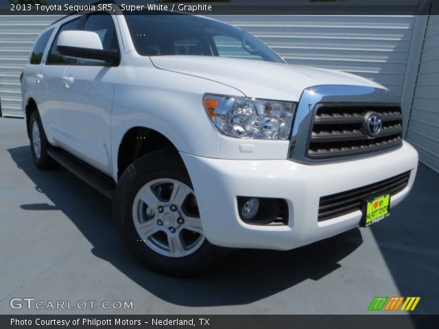 2013 Toyota Sequoia SR5 in Super White